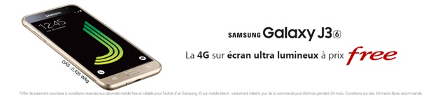 Samsung Galaxy J3 Free Mobile