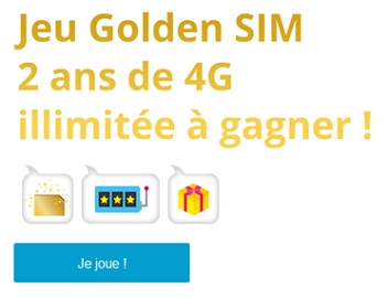 Jeu Golden SIM Bouygues Telecom