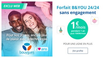 B&You 1€