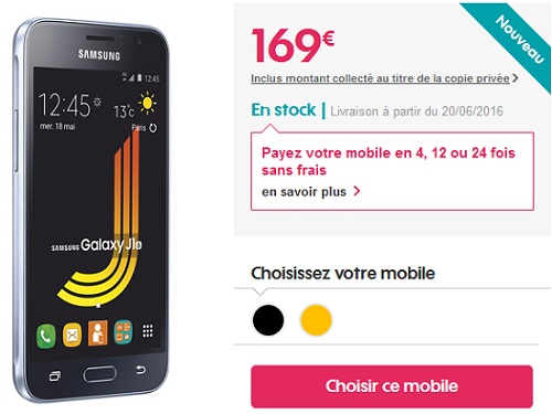 Samsung Galaxy J1 2016 SOSH