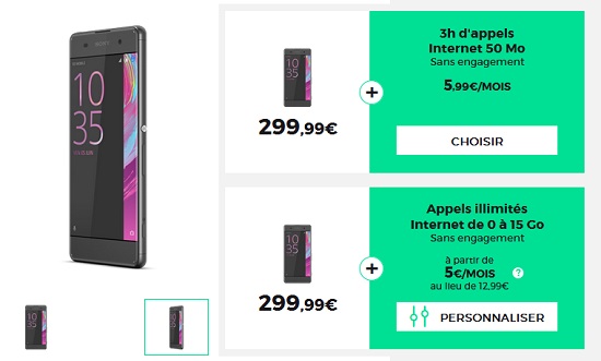 Sony Xperia XA Red by SFR