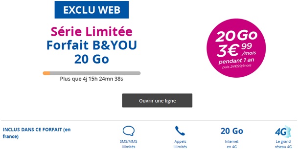 B&YOU 20Go 3.99€