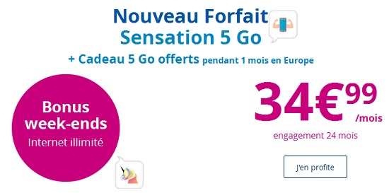 Forfait Sensation Bouygues Telecom