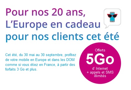 Europe en cadeau Bouygues Telecom