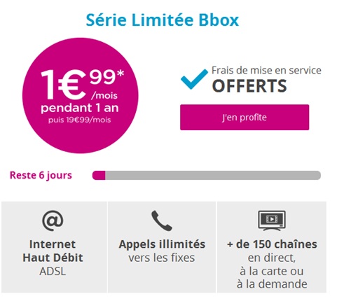 Série Limitée Bbox Bouygues Telecom