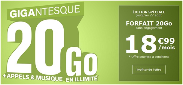 La Poste Mobile 20Go