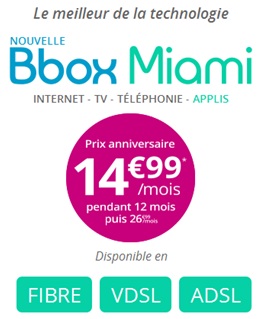 Bbox Miami Bouygues Telecom
