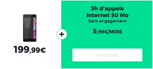 Sony Xperia E5 Red by SFR