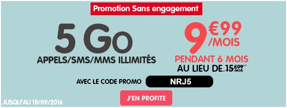 NRJ Mobile Woot 5Go