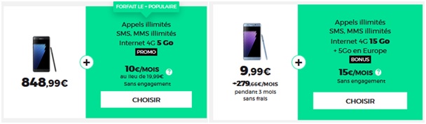 Samsung Galaxy note 7 RED by SFR