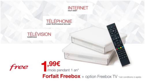 Vente privée Freebox Crystal