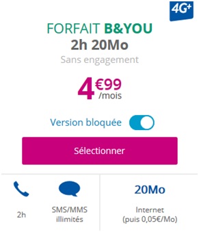 Forfait B&YOU