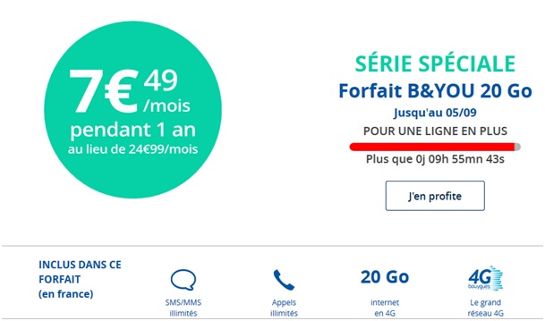 Série Spéciale 20Go Bouygues Telecom