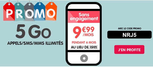 Forfaits NRJ 5Go