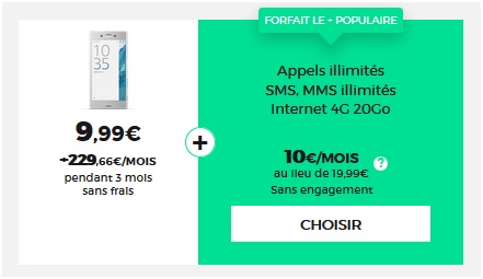 Sony Xperia XZ red by sfr