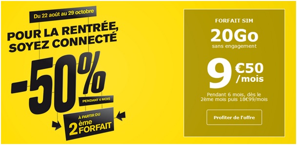 La Poste Mobile 20Go