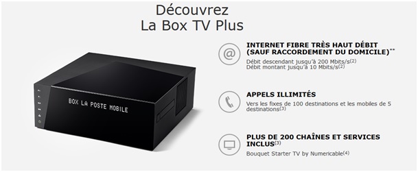 Box TV Plus La POste Mobile