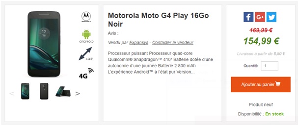 Motorola Moto G4 Play 