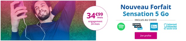 Forfait sensation 5Go