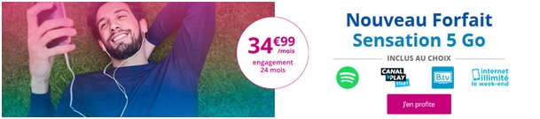 Forfait Sensation 5Go