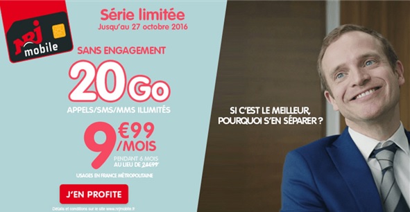 Série Limitée NRJ Mobile 20Go