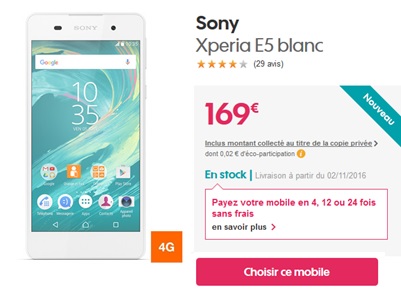 Sony Xperia E5