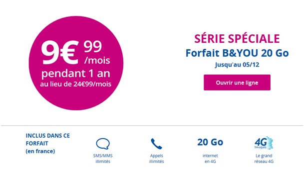 Série Spéciale 20Go B&YOU