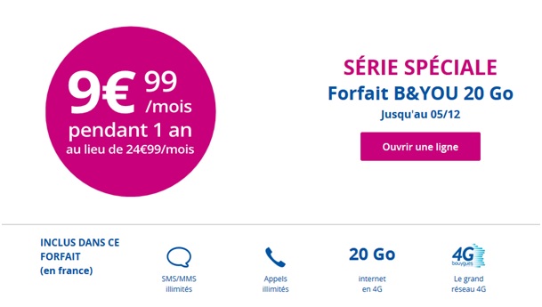 Série Spéciale B&YOU 20Go