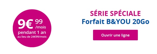 Série Spéciale B&YOU 20Go