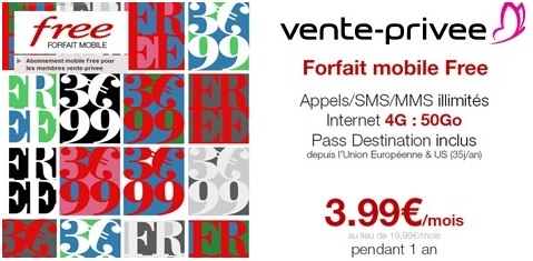 Vente privée Free Mobile