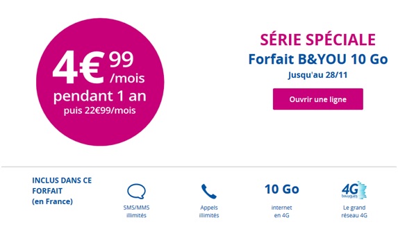 Série Spéciale B&you 10Go