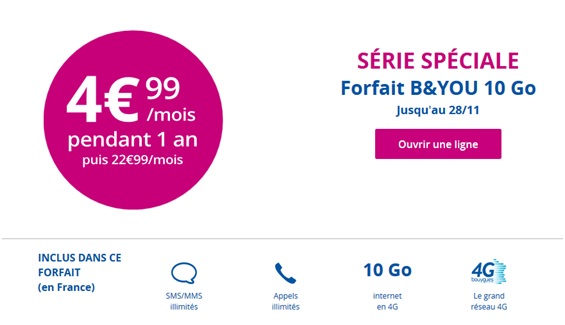 Série Limitée 10Go B&YOU