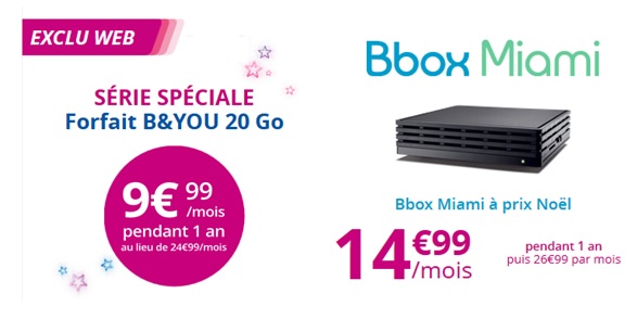 Bbox Miami Série Spéciale B&YOU 20Go
