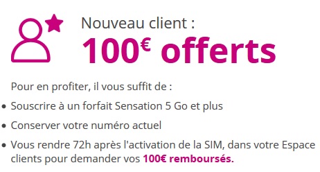 remboursement 100€