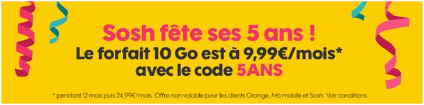 Code promo SOSH