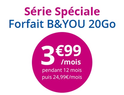 Série Spéciale B&YOU Bouygues Telecom