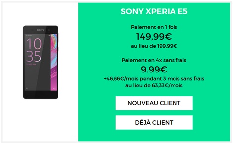 Sony Xperia E5
