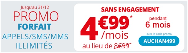 promo auchan Telecom