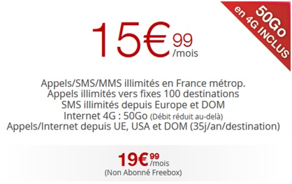 Forfait Free illimité