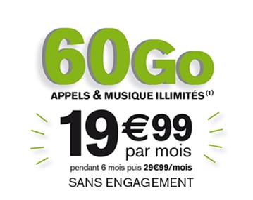 Forfait SIM 60Go