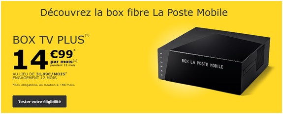 Box Tv PLus La Poste Mobile