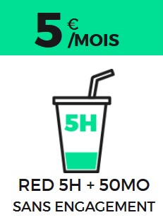 Forfait RED 5H