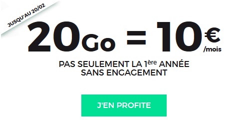 Forfait RED 20Go