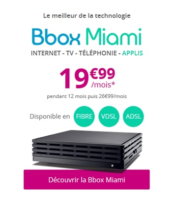 Bbox Miami Bouygues Telecom