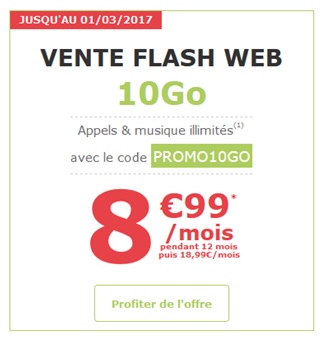 Forfait SIm 10Go