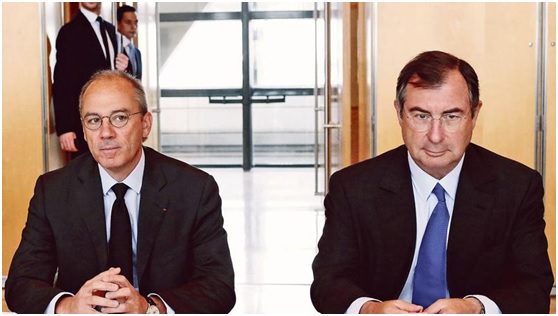 Stéphane richard et Martin Bouygues