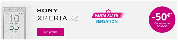 vente flash sony xperia XZ