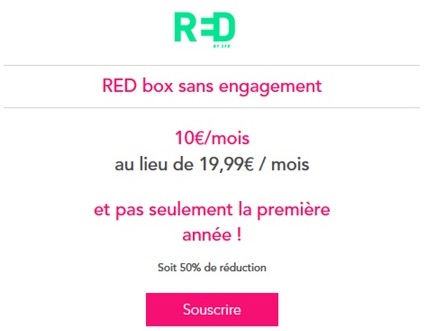 Vente privée RED by SFR