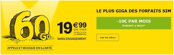 Forfait SIM La Poste Mobile