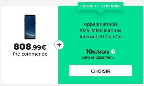 Galaxy S8 RED by SFR